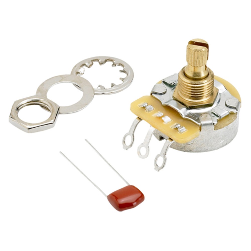 Fender 250k No Load Split Shaft Potentiometer for Volume or Tone