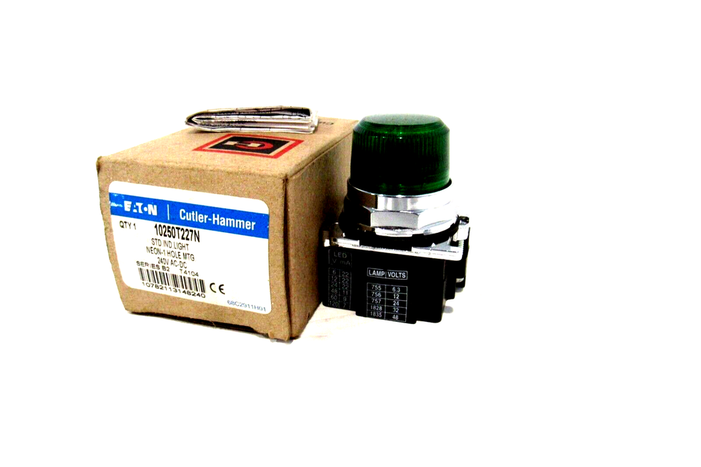 NEW CUTLER HAMMER 10250T227N INDICATOR LIGHT