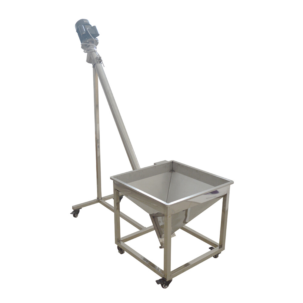 Automatic Cylinder-Type Spring Feeder Screw Conveyor Lifting Machine 220V 750W