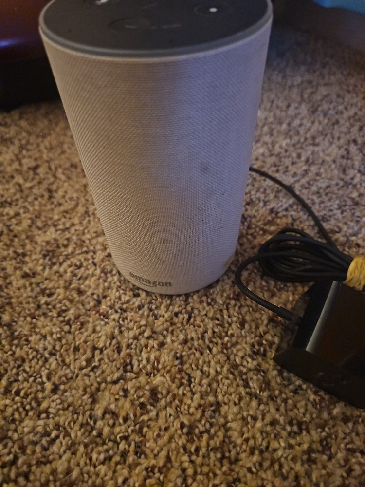 Amazon Echo (2nd Generation) Smart Assistant - Heather Grey Fabric