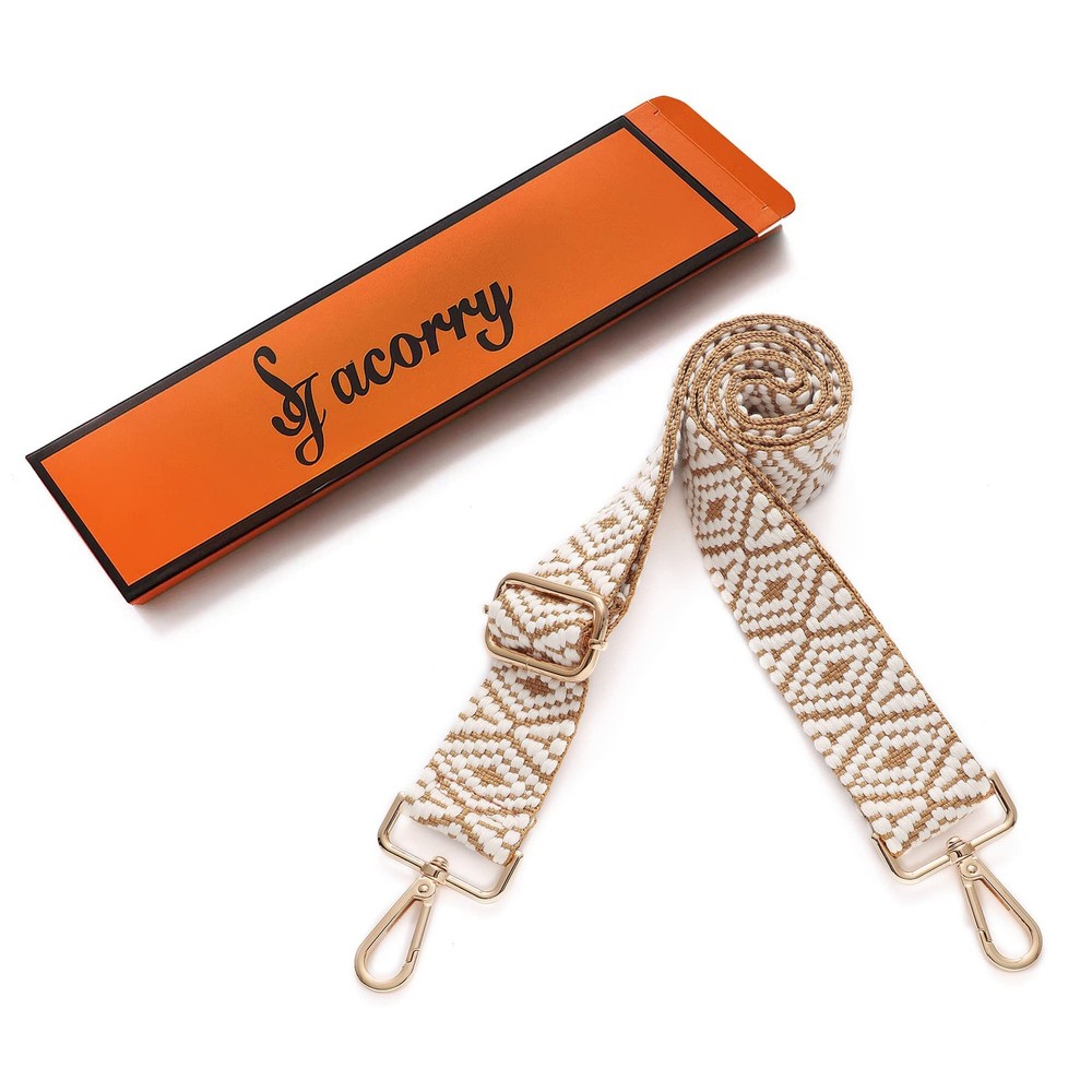 Purse Strap Replacement Crossbody Wide Shoulder Strap Adjustable Canvas Straps