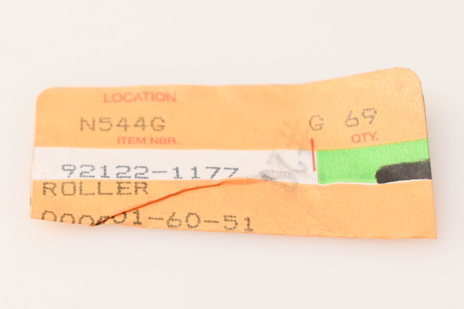 New OEM Kawasaki 92122-1177 Rollers Qty 2 NOS