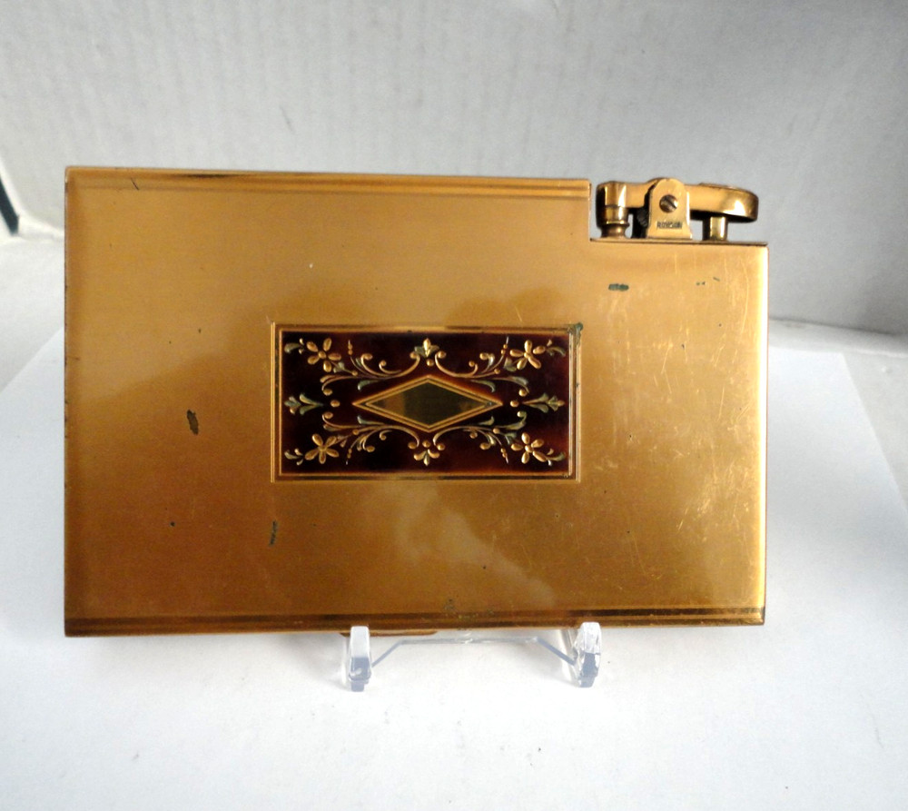 c1939 RONSON "ULTRACASE" CIGARETTE CASE  LIGHTER Dureum & ENAMEL