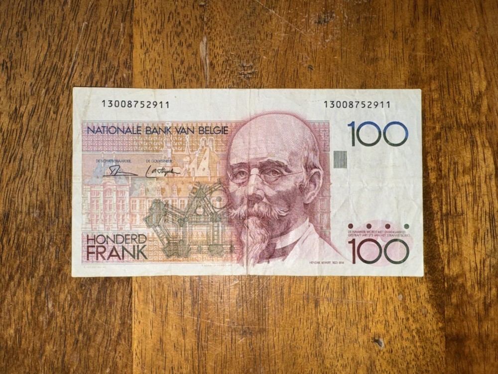 BELGIUM Banknote 100 Cent Francs
