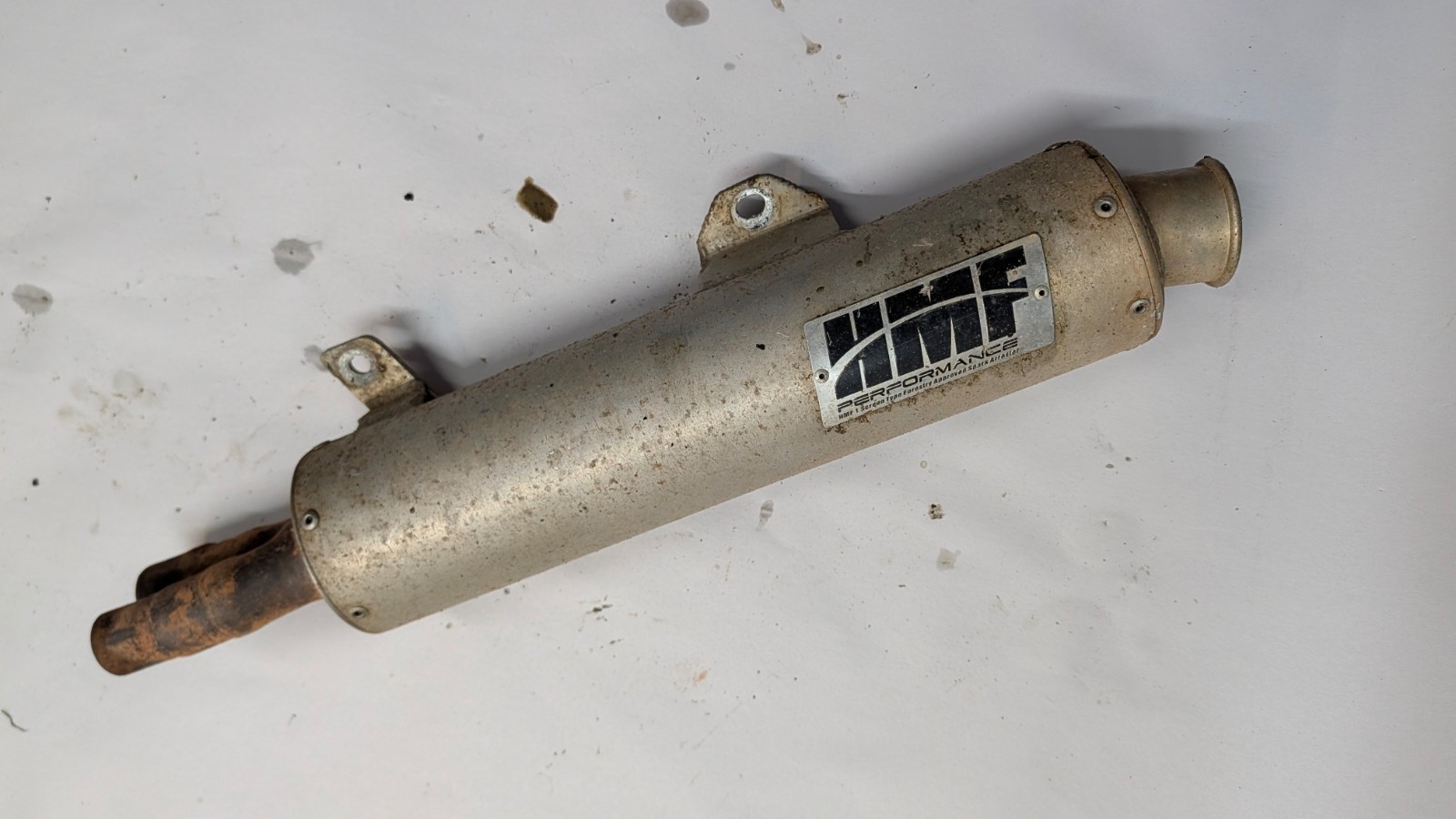 05 09 KAWASAKI BRUTE FORCE 750 KVF750 HMF EXHAUST PIPE MUFFLER SILENCER HEADER