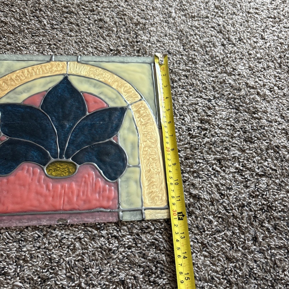 Faux Stained Glass Panel 12x14