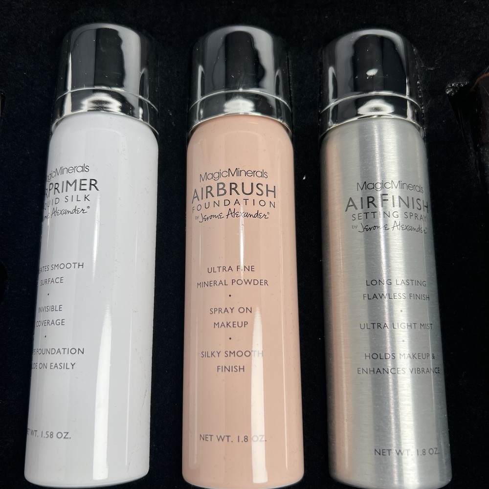 Magic Minerals Airbrush Makeup Set Medium Jerome Alexander Kit