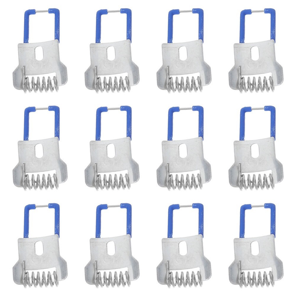 12 Pcs Retaining Clips Ceiling Lights Spring Detachable for Downlight Clamps