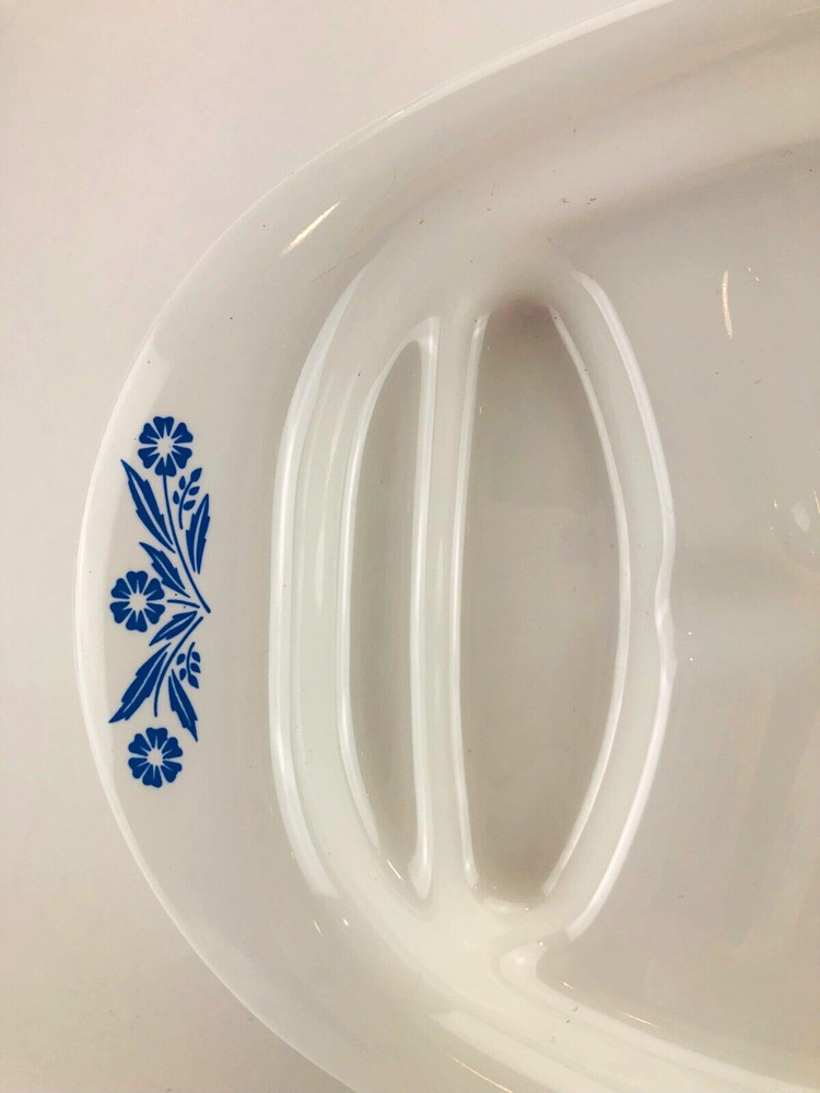 Corning Ware Cornflower Oval Rooster 16 1/2"