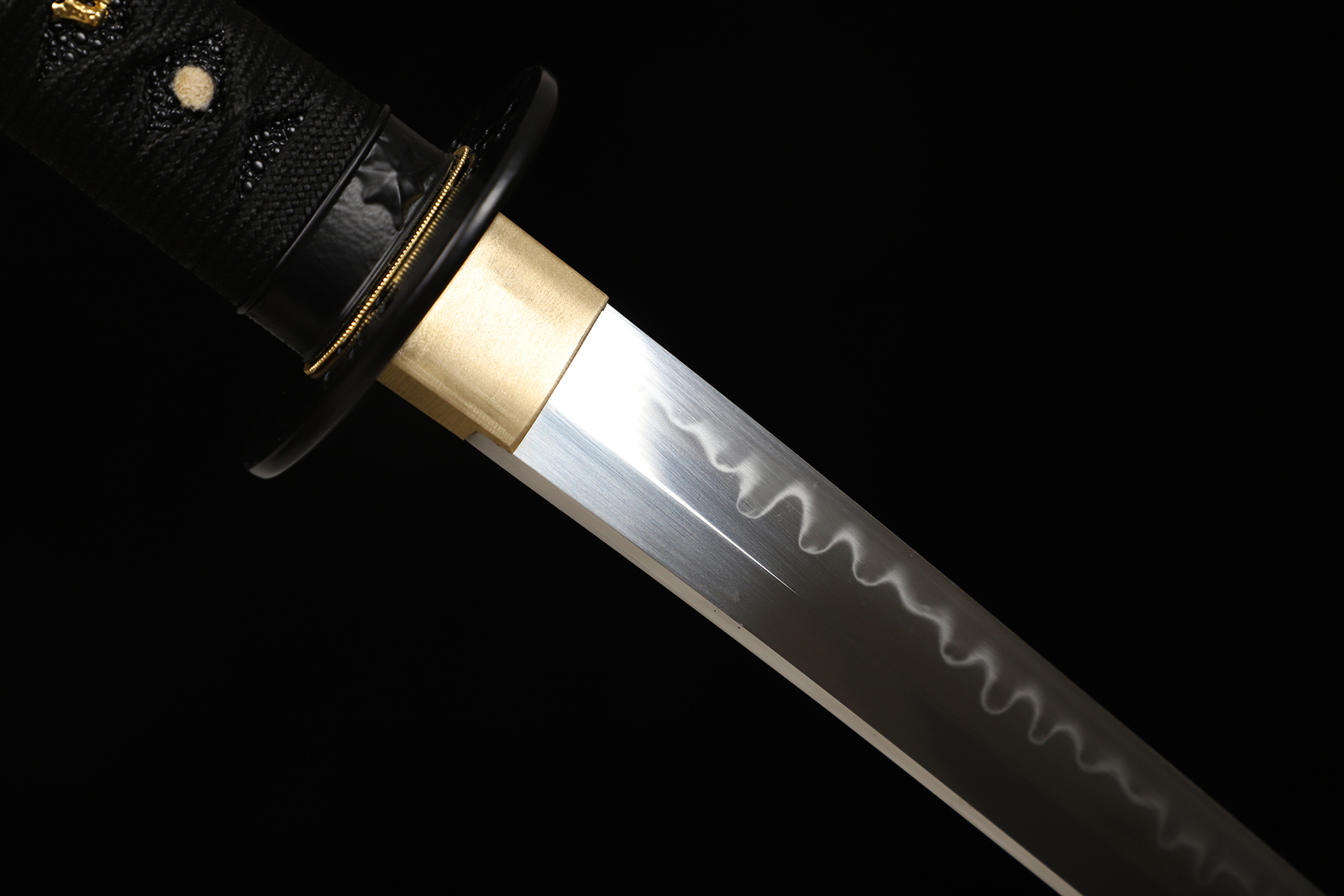 Wakizashi Clay Tempered T10 Carbon Steel Real Hamon Japanese Samurai Sharp Sword