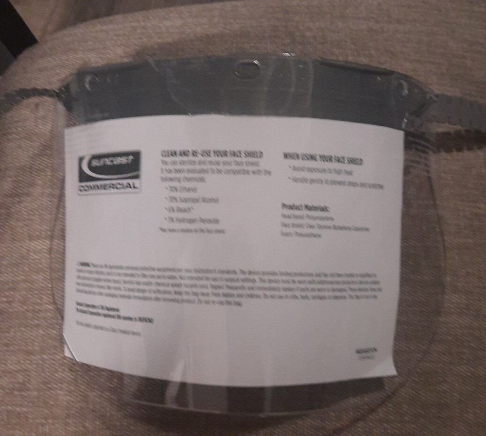Suncast Face Shield (Lot Of 10)