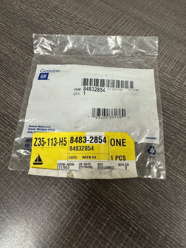Navigation Data Card - GM (86775533)