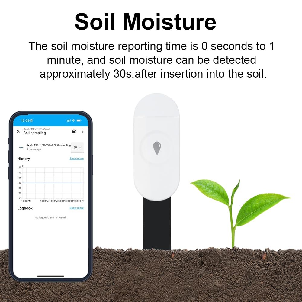 Intelligent Soil Moisture Sensor, Zigbee Hub Required, Capacitive Humidity meter