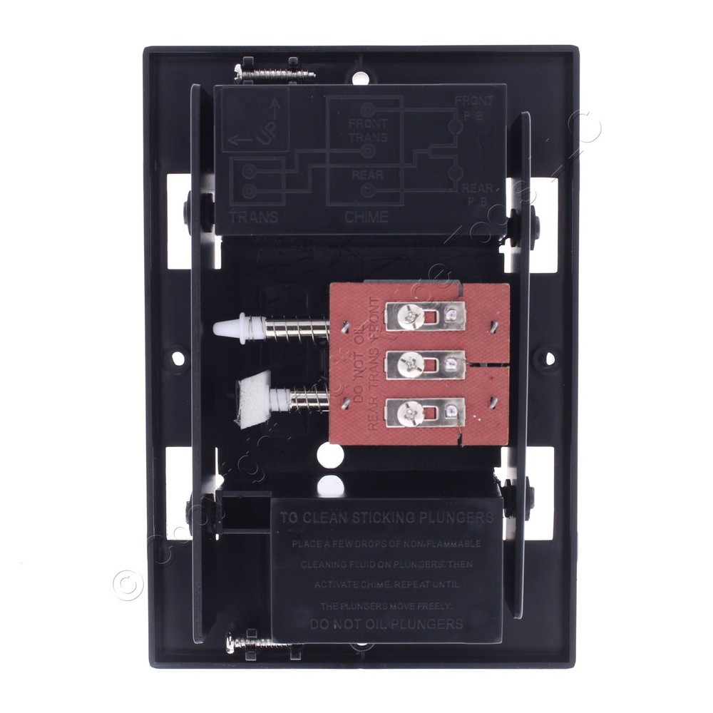 Teiber White 2-Light Push Button Door Chime C105L-W