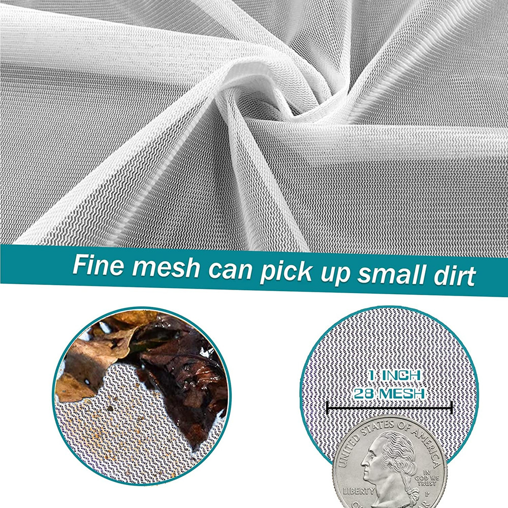 Pool Skimmer Net Deep Fine Mesh Leaf Rake Swimming Pool Cleaning Tool
