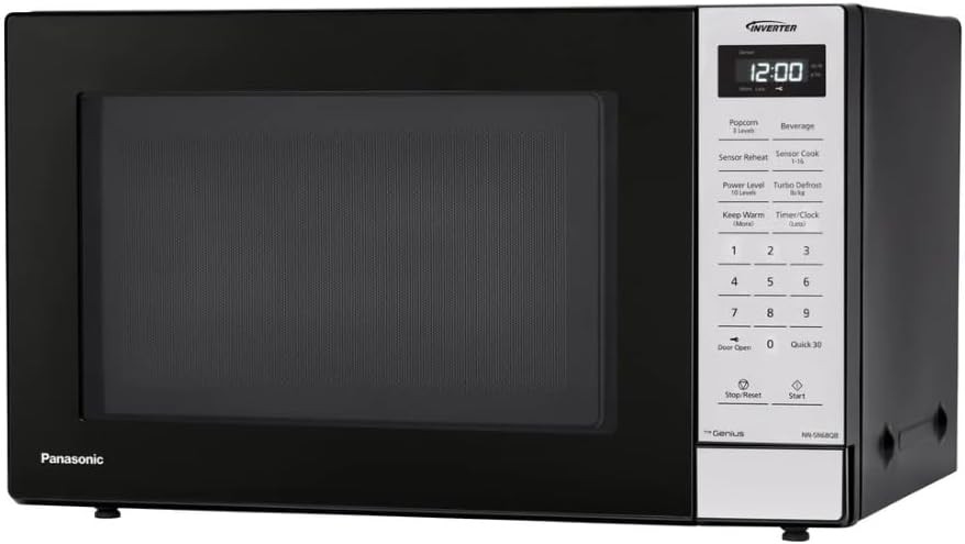 Panasonic NN-SN68QB 1.2 cu. ft. 1250W Inverter Microwave - Certified Refurbished