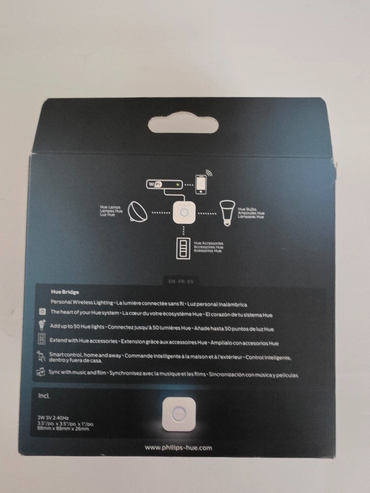 Philips Hue Play Sync Bundle (4K HDMI Box, 75" Gradient Lightstrip, Hue Bridge)