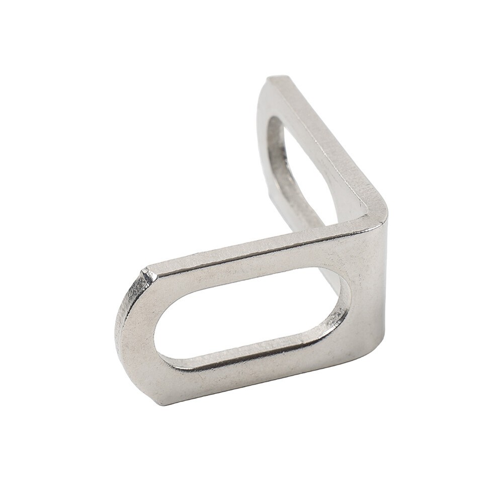 Motorcycle Universal Exhaust Pipe Fixed Clamp Bracket L-Shaped Mounting