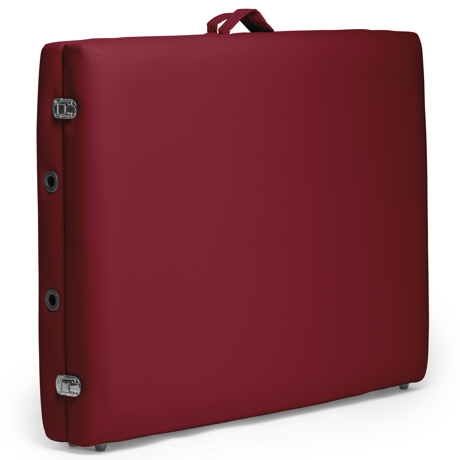 Burgundy Portable Massage Table with Carrying Case
