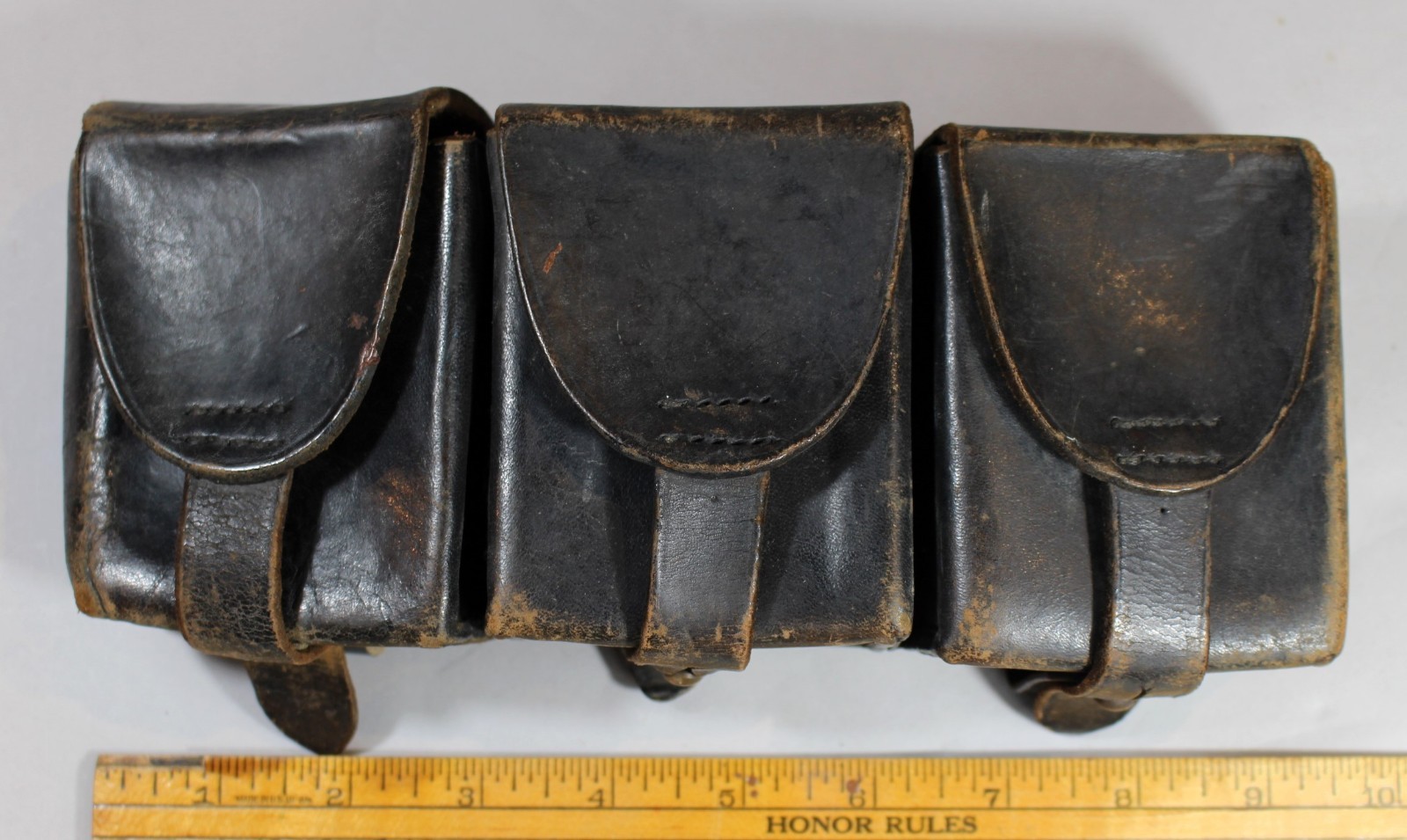 Spanish Civil War Era Leather Mauser Ammunition Pouch c. 1938