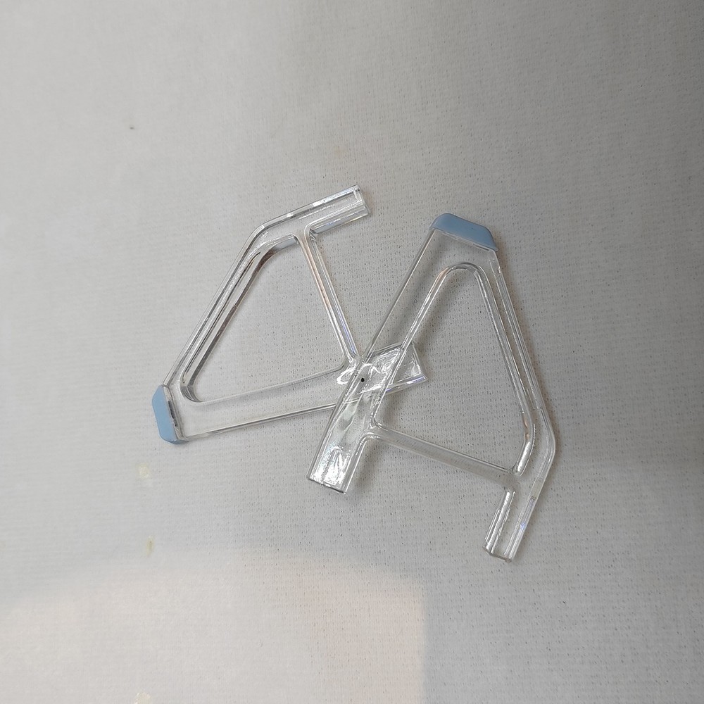 For PS5 Slim Game Console Horizontal Bracket Triangle Clear Holder Anti-slip EUK