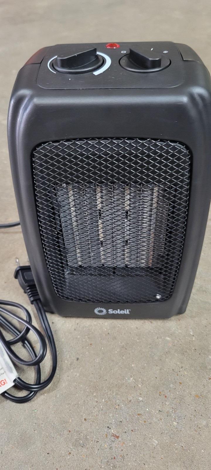 Personal 1500W Ceramic Fan Forced Electric Space Heater