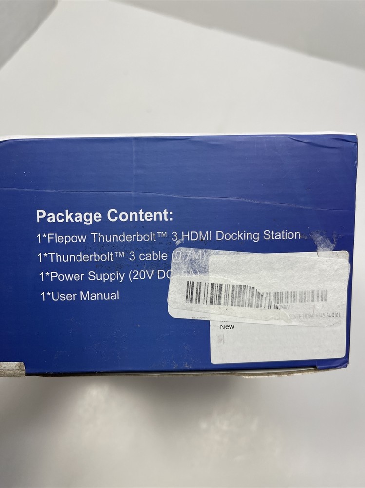 Thunderbolt 3 Dock, Docking Station, FlePow 8K Triple Display