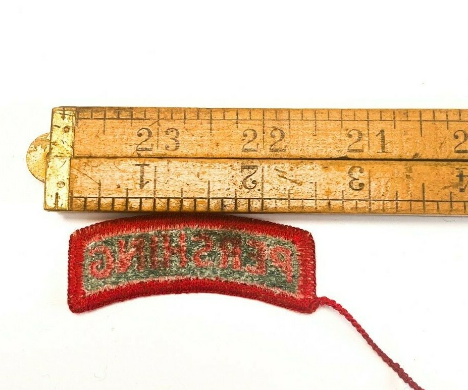 Army Pershing Red Green Tab Patch