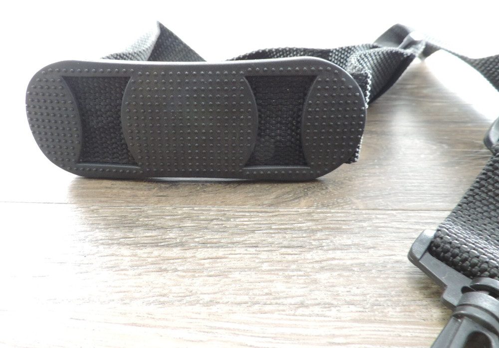 1.5" Adjustable Black Nylon Bag Strap 44" Max Length