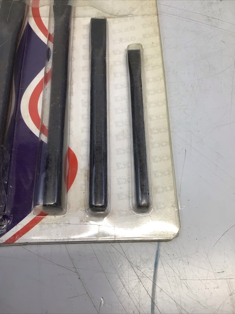 Exxo 4pc Chisel Set 5/16, 3/8, 1/2, 5/8