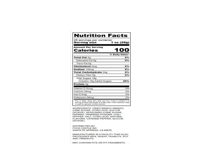 Nutty & Fruity Chili Tamarind Mango, 28 oz.