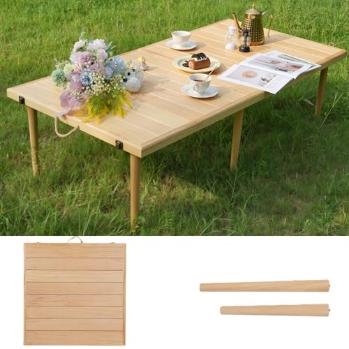 60" X 30" Boho Low Picnic Table, with Two Available boho picnic table-C