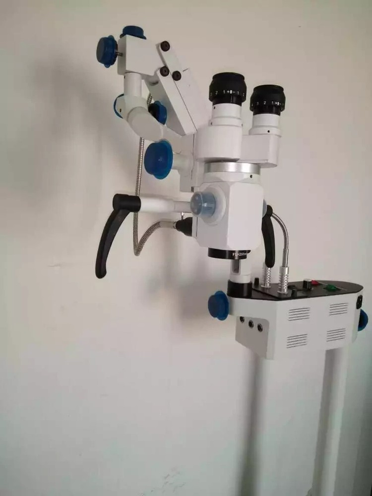Surgical ENT Microscope with 3 step Magnifications - White Colour