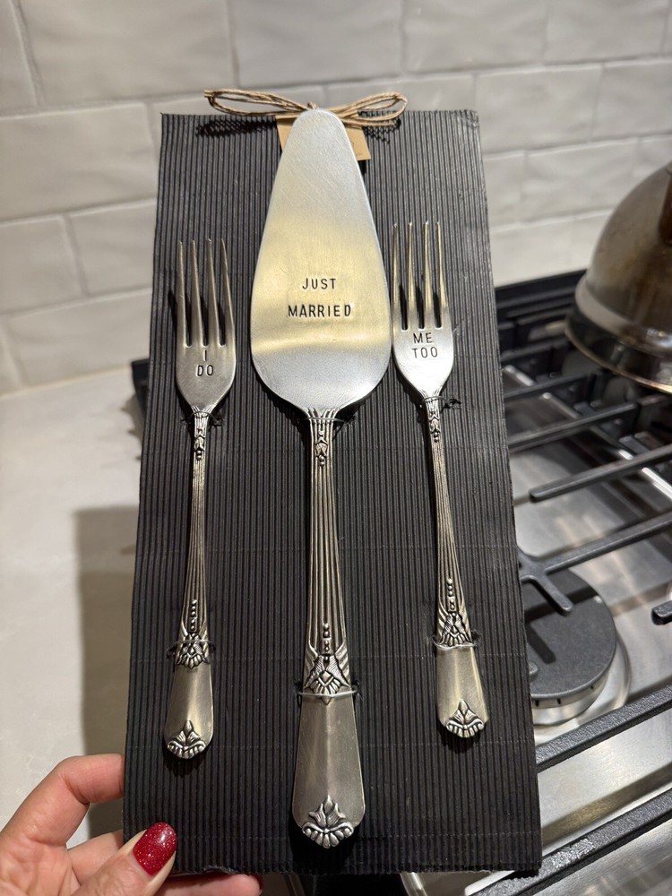 Mudpie Wedding Serving Set 3 Piece