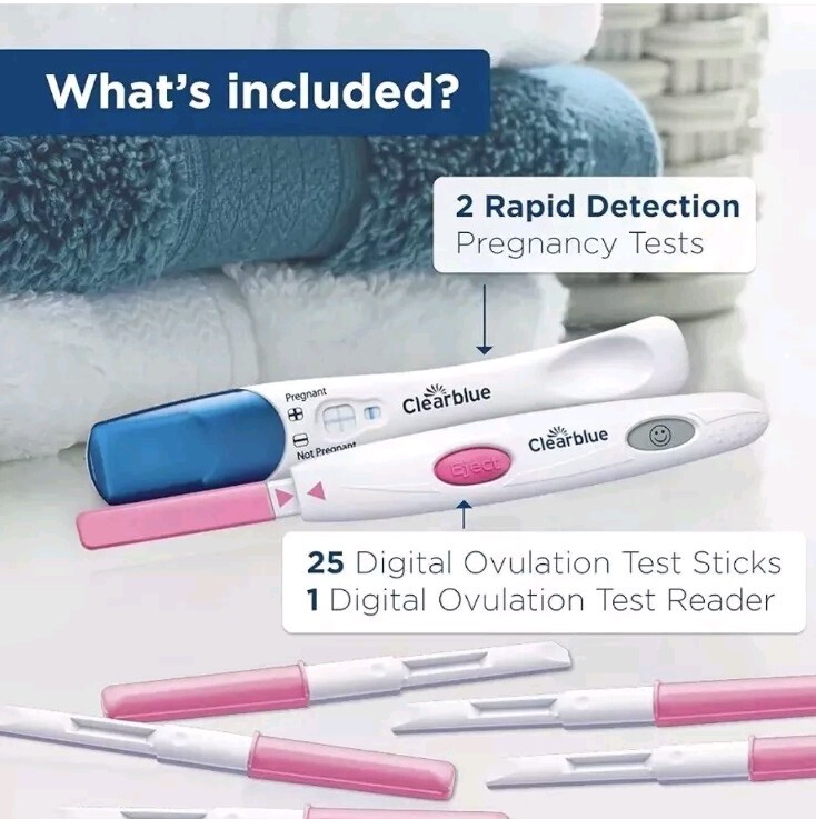 Clearblue Digital Ovulation Test - 25 Tests + 2 Pregnancy Tests