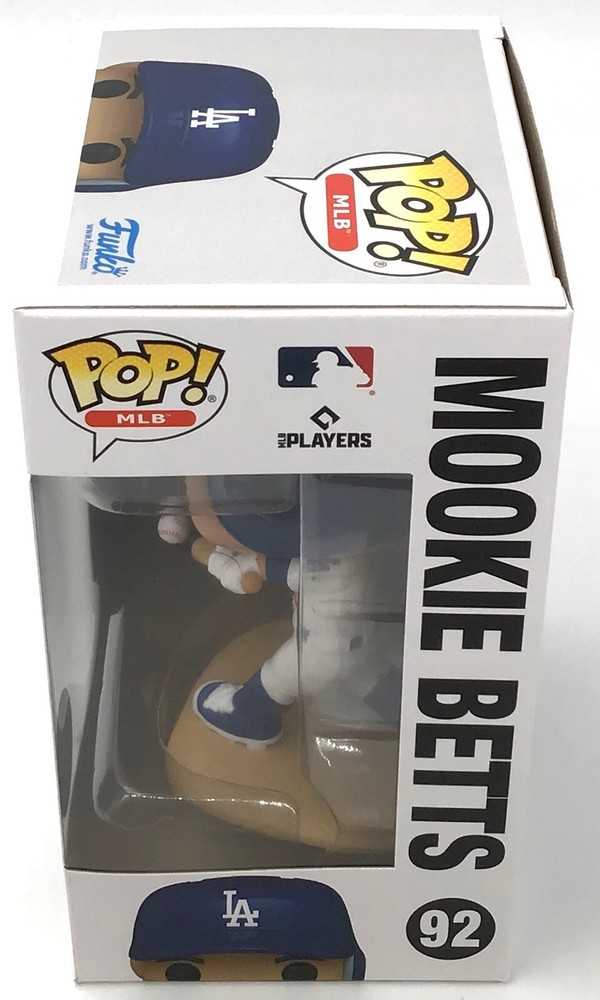 Funko Pop! MLB LA Dodgers Kookie Betts #92 with POP Protector