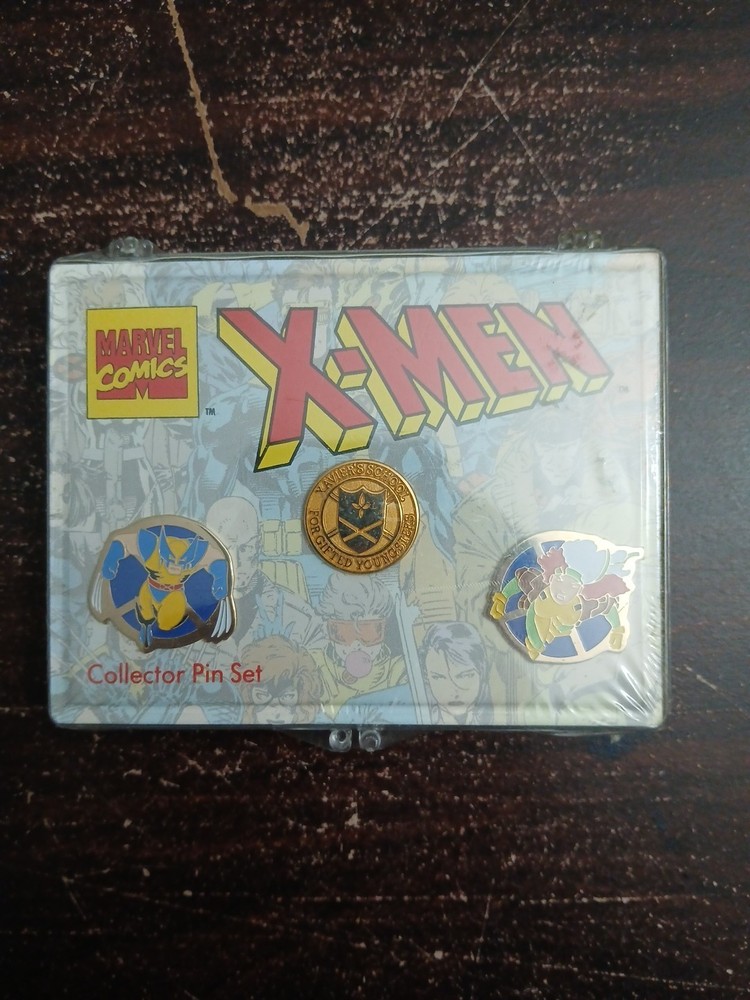 X-Men Collector Pin Set - Planet Studios - 1993 Marvel Comics