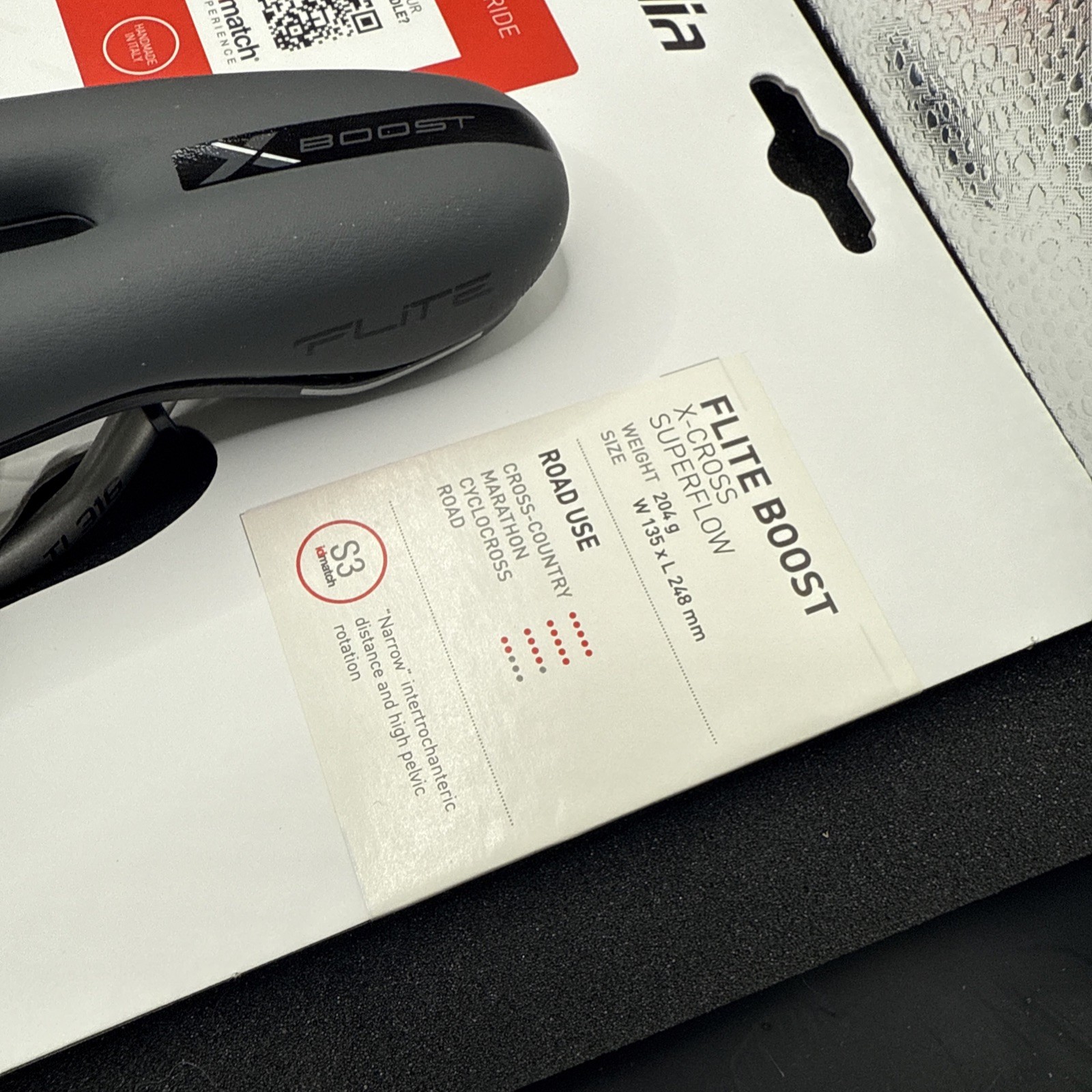 Selle Italia Flite Boost X-cross Superflow S3 135mm Ti316 Grey (9419-44)