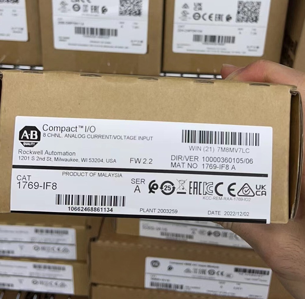 New Original Factory Sealed AB 1769-IF8 CompactLogix 8 Pt Analog Input Module