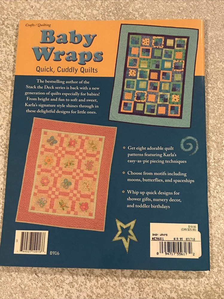 Baby Wraps Quick Cuddly Quilts Pattern Book That Patchwork Place Karla Alexander
