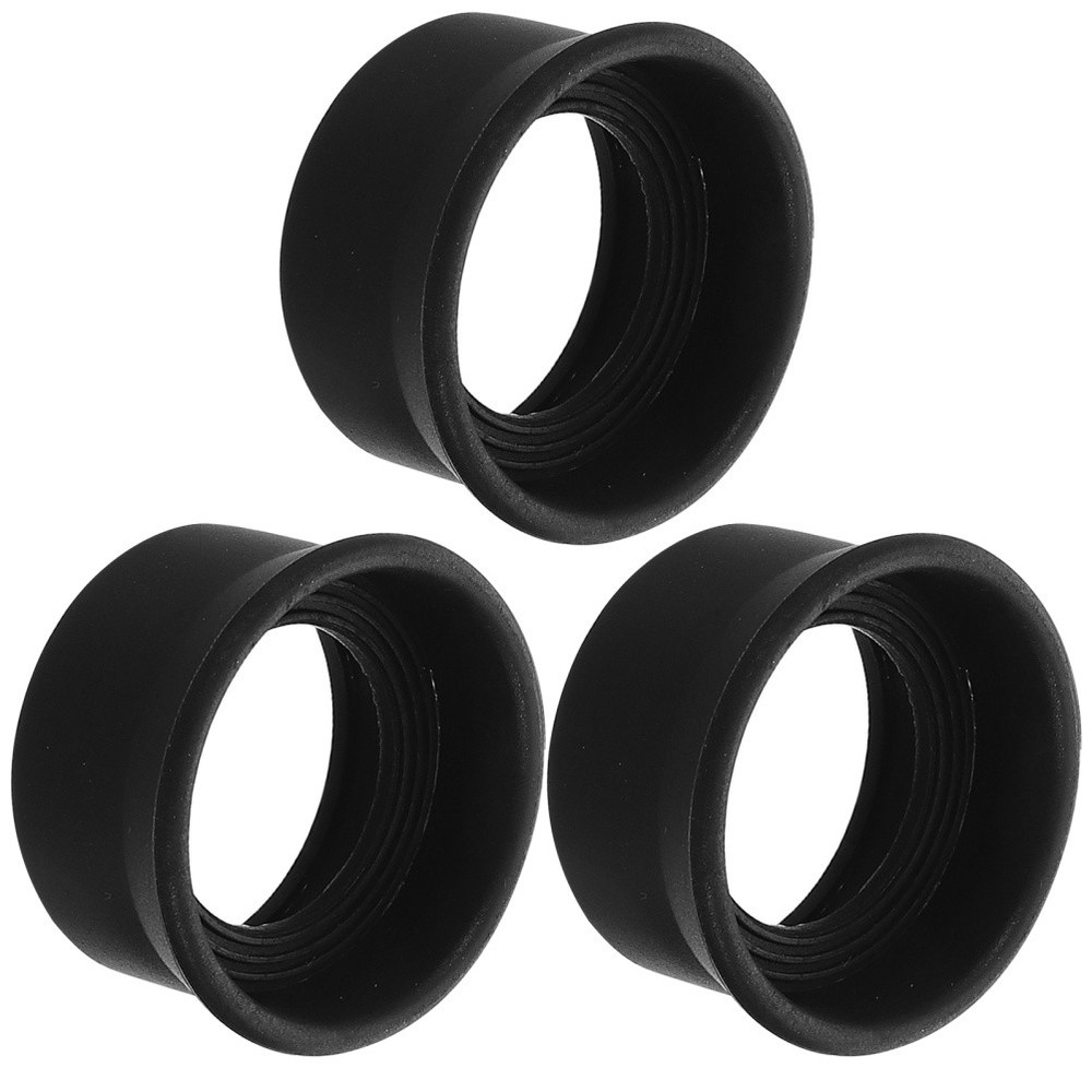 3pcs Rubber Eyecups for Binoculars - Light-Blocking Eyepiece Protector Fits