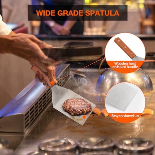 Professional Barbecue Tool Kit Grill Griddle Tools Flat Top Griddle