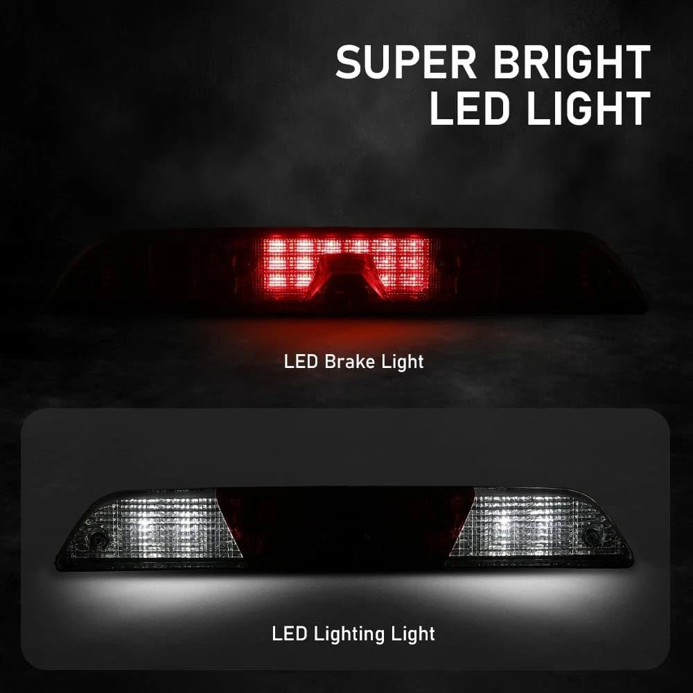 LED 3rd Brake Light w/Camera for 2017-2022 Ford F250 F350 Super Duty Replacement