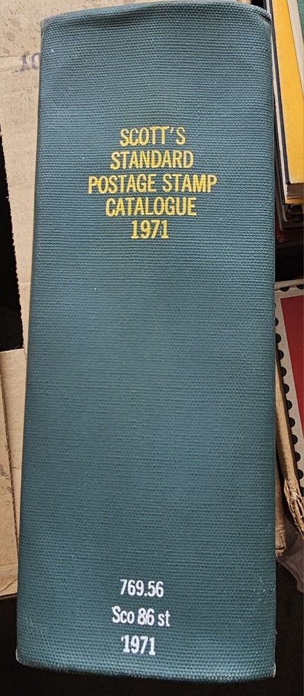 1971 Scott Vol. I Standard Postage Stamp Catalog Hardback