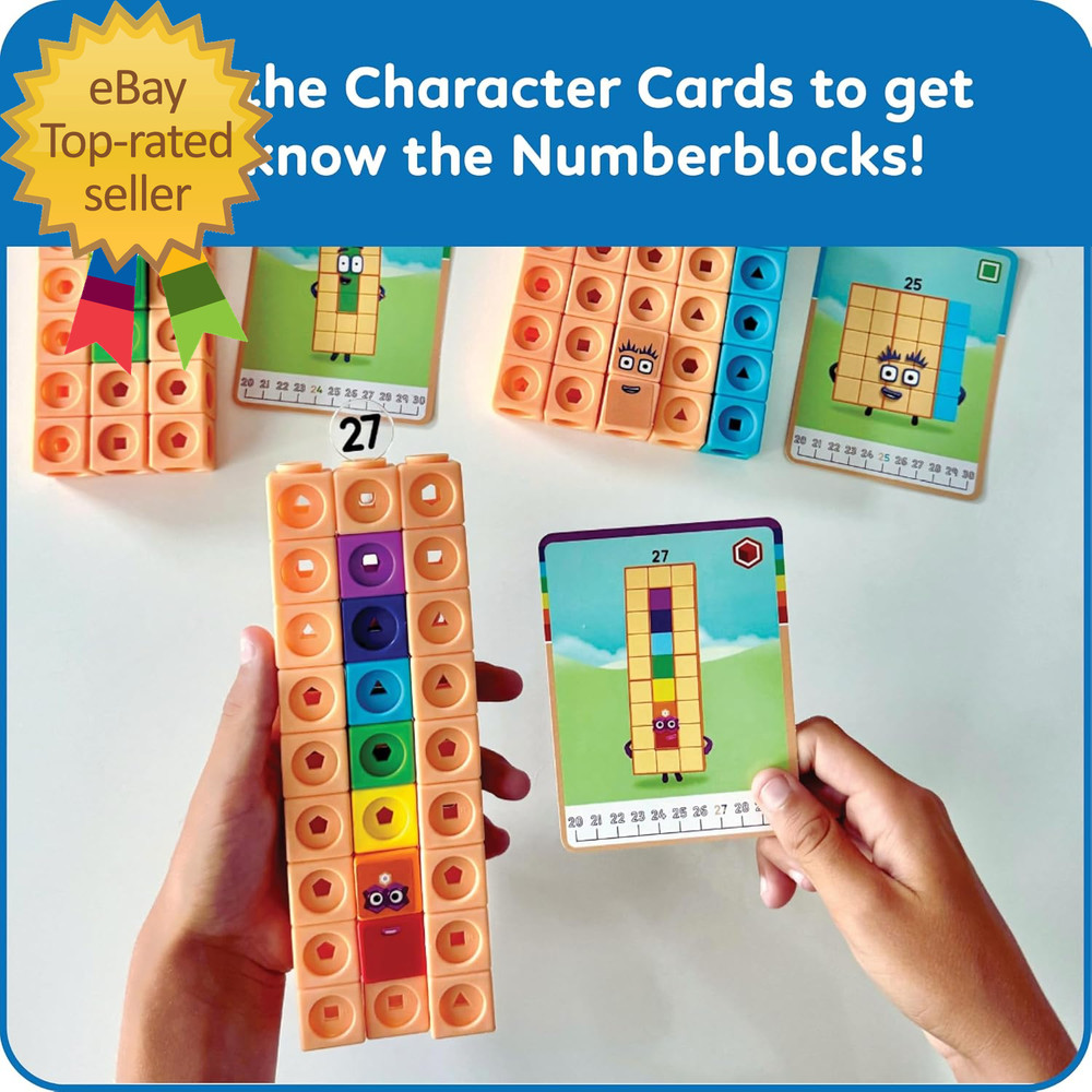 Mathlink Cubes 21 30 Activity Set 20 Preschol Learning Activtiesumber Game Math