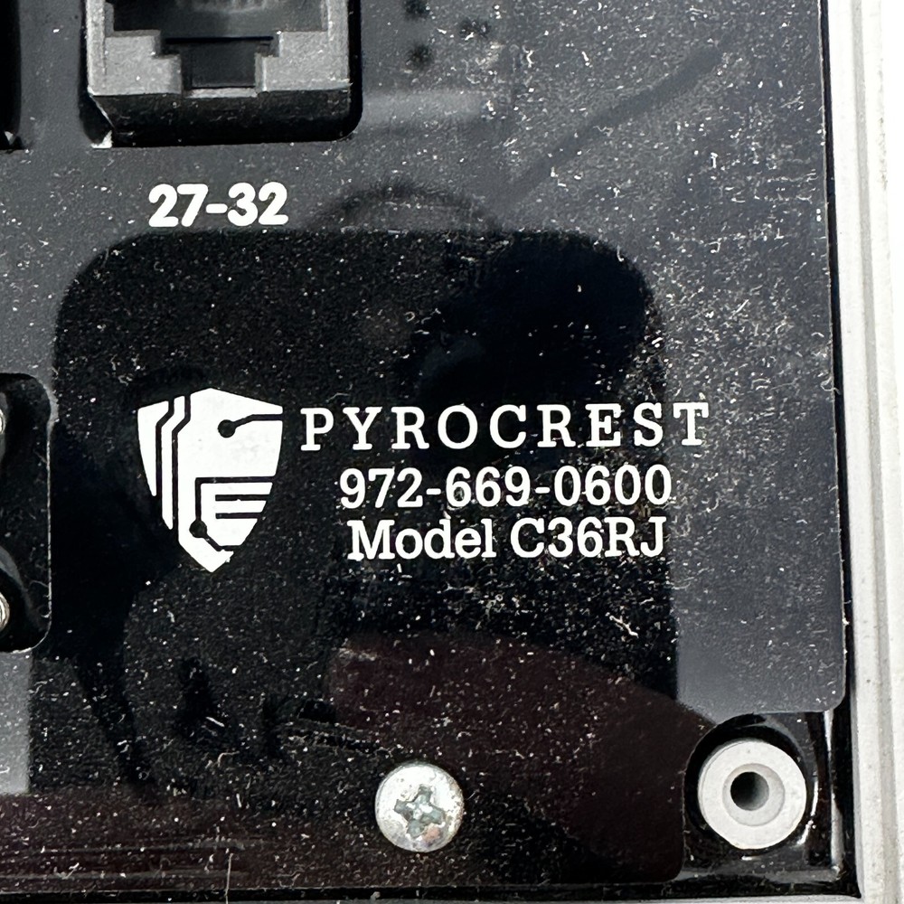 Pyrocrest C36RJ RJ-Modular Breakout / Selector Panel – CN36 Input – Used