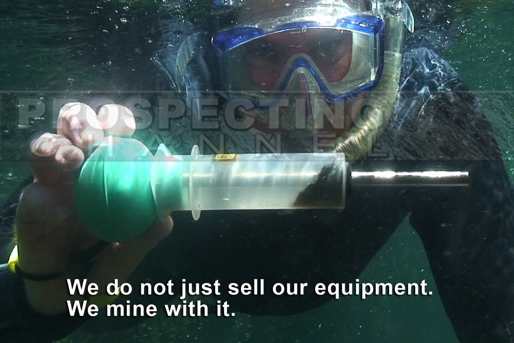 SNIPING BULB with Tether Gold pan Mining Prospecting Suction Tool