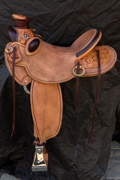 Wade Tree A Fork Work Ranch Roping Horse Saddle Leather Western Rough out Tack