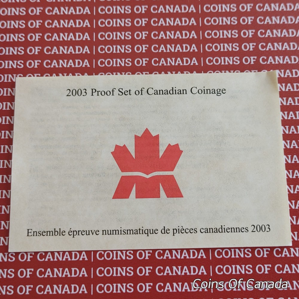 2003 Canada 8 Coin Proof Set - With Special Edition Silver Dollar #coinsofcanada
