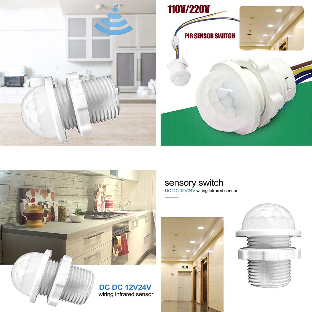 10X PIR Infrared Motion Sensor Detector Smart Switch 110V Light Lamp Switch Auto